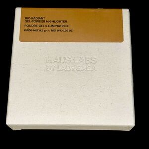 HAUS LABS Bio-Radiant Gel-Powder Highlighter RAW AMBER .30oz/8.5g  Full Size New